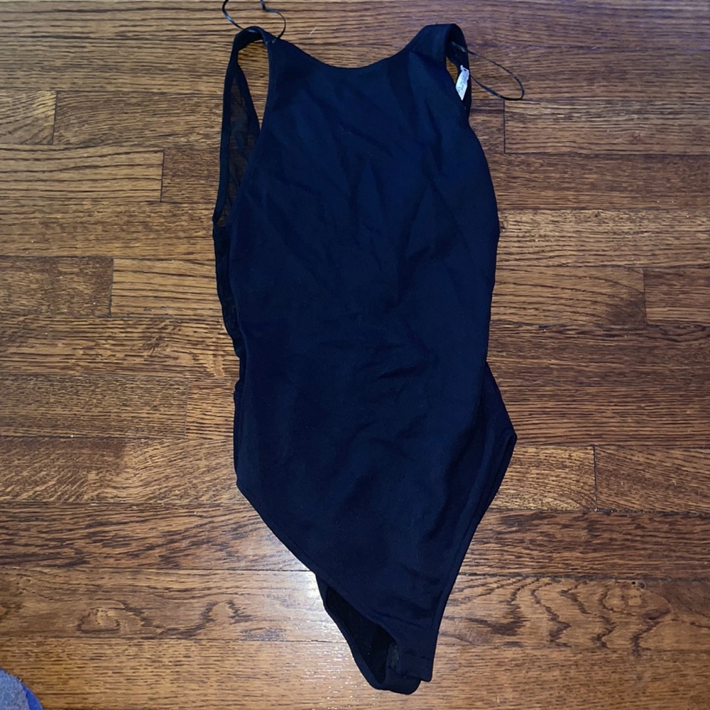 Zara Black Tanktop Low back Bodysuit